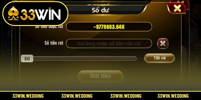 Quy trình rút tiền 33win an toàn và hiệu quả
